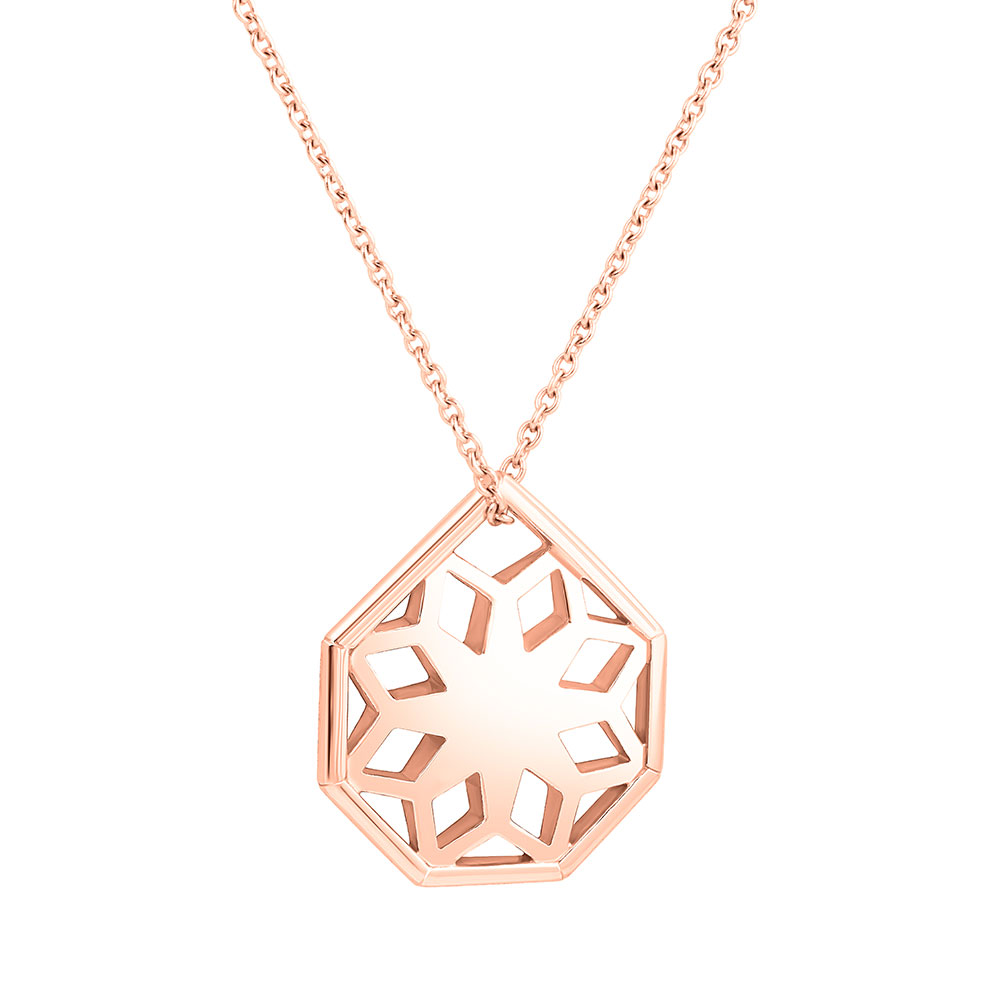 Rayonnant Pendant in rose gold