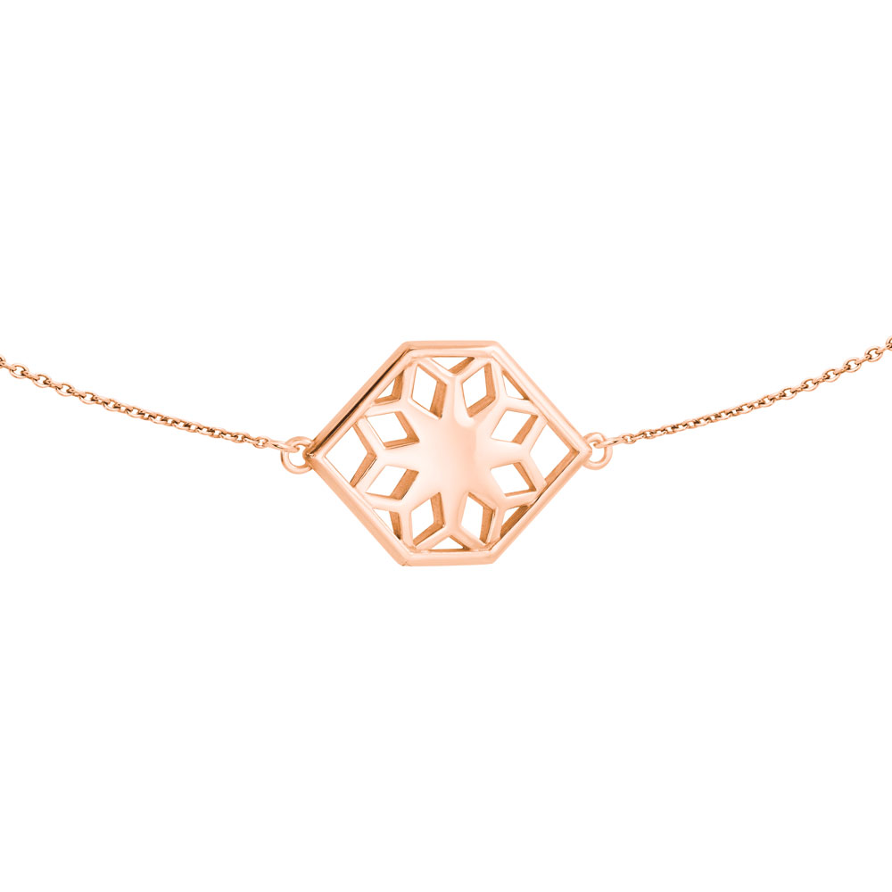 Sally Fry Jewellery Rayonnant Fraise Neckle in rose gold